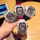 New Replica Richard Mille RM17-01 Watches Black Case White Rubber Strap (5)_th.jpg